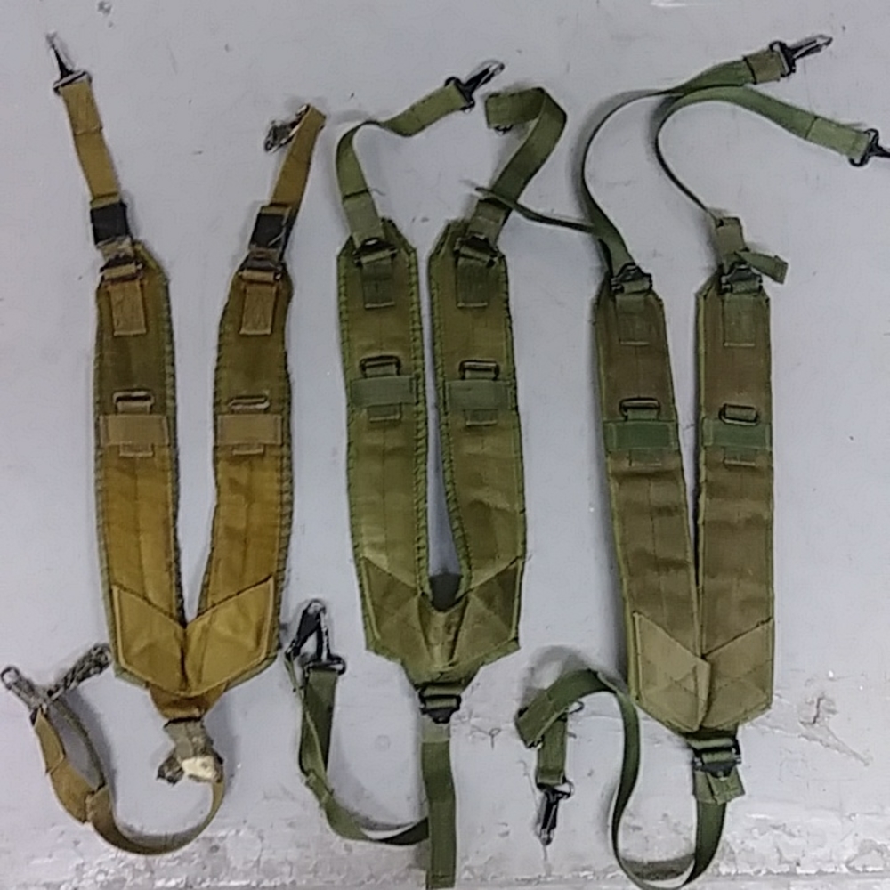 USGI equipment belt Y suspenders LC-1